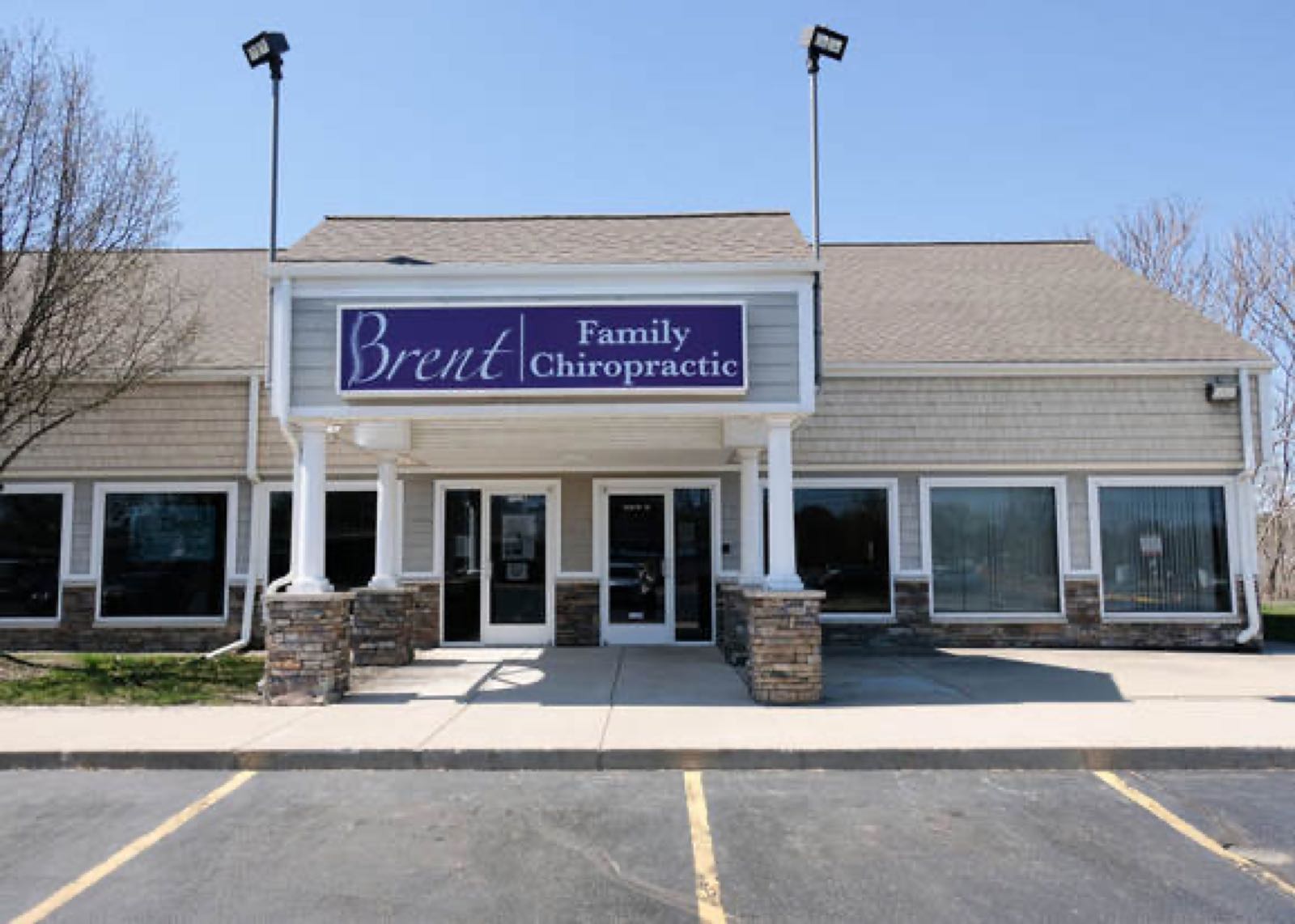 Brent Family Chiropractic office in the Rothbury Plaza